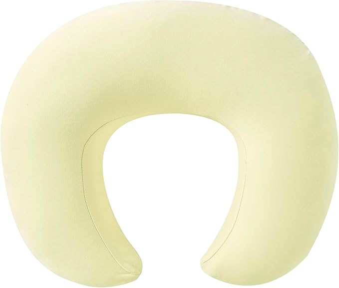 Nursing Pillow, Plus Size Breastfeeding Pillow Original Support for Baby Boys Girls Breastfeeding Essentials, with Removable Soft Cotton Cover (Beige, Large (25.59 * 20.08 * 6.30 Inches))