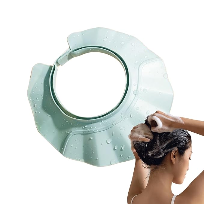 Kids Shower Visor – Splash-proof Adjustable Shampoo Protection Hat, Baby Toddler Adult Shower Cap, Bath Time Hair Shield | For Boys Girls Elderly Pregnant Disabled Keeps Water And Shampoo