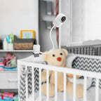 BFYTN 15.7 inches Baby Monitor Mount Compatible with VTech VM901, VM924, VM928, VM923, RM7764, RM5764, RM5754 Flexible Clip Clamp Mount Long Gooseneck Arm
