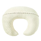 Extra Large Nursing Pillow and Positioner, Breastfeeding, Bottle Feeding, Baby Sitting Support with Soft Minky Cover, Tummy Time Support for Baby Boys and Girls (Cream Yellow, 23.6" x 19.7" x 7.5")