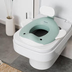Kindsgut Potty Training Seat in whale design, designed in Germany, suitable for all toilet shapes non-slip toilet seat, Aquamarine