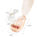 Munchkin® Flow Nipple Shield + with See-Thru Channel to Watch Milk Flow - Nurse Confidently and Meet Your Breastfeeding Goals, Silicone - 20mm