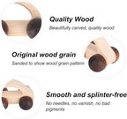 BOXOB Wooden Toys Cars, VehicleToy for Fine Motor Skill Development Wood Baby Push Race Car for Kids Toddlers Baby Boy Girl Birthday Nursery Decor Gift (Color 2)