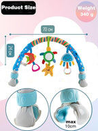 Pau1Hami1ton Baby Stroller Arch Toys, Car Seat Toys,Bouncer Toy Bar/Mobile for Bassinet,Adjustable Baby Hanging Toys Fit for Crib Bed,Stroller,Car Seat.S-19(Star)