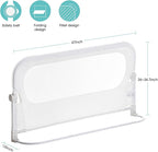 Baby Bed Rail Guard for Toddlers -46" Toddler Bed Rails for Twin, Full, Queen, King Bunk Size Bed Swing Down Bedrail Extral Tall Child Safety Side Railing Guards for Kids