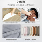 Infant Lounger, Baby Nest Cover for Baby Girls & Boys, Newborn Essentials for Baby 0-18 Months, 100% Cotton Breathable (Slate_Gray)