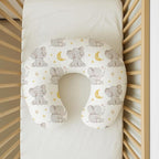 Nursing Pillow Covers 2 Pack, Breastfeeding Pillow Slipcovers Soft and Stretchy, Nursing Covers for Baby Girls Boys Newborn