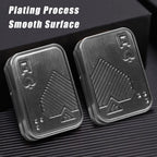 Magnetic Metal Fidget Toys - Metal Poker Push Card Fidget Slider Stress Relief Toy, Men’s EDC Toy Fidget Toy Haptic Coin, Office Desk Toys Gifts for Boyfriend and Father (AA)