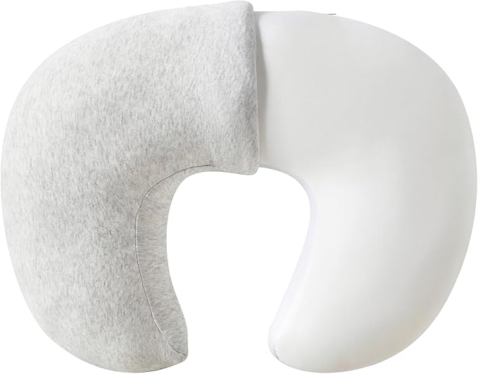 Nursing Pillow, Plus Size Breastfeeding Pillow Original Support for Baby Boys Girls Breastfeeding Essentials, with Removable Soft Cotton Cover (Light Grey, Standard (23.62*18.11*5.91 Inches))