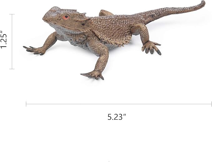 UANDME 8pcs Lizard Animal Figurines Realistic Reptile Animal Figures Chameleon Prank Props Scary Toy Playset Wilde Life Creatures