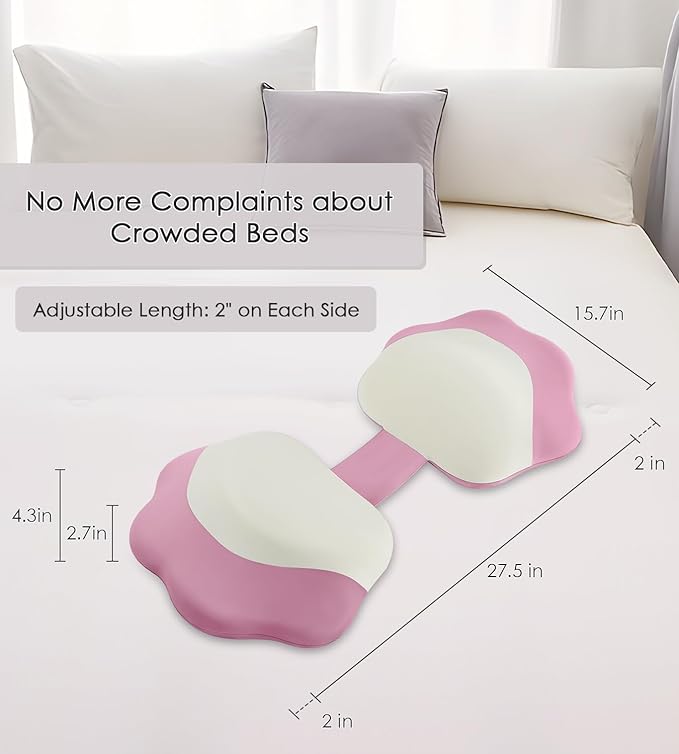 Pregnancy Pillows for Sleeping, Memory Foam Maternity Pillow Support for Back Belly HIPS, Adjustable Travel Wedge Pillow for Pregnant Women, Side Spleeping Pregnant Pillows with Cooling Pillowcase