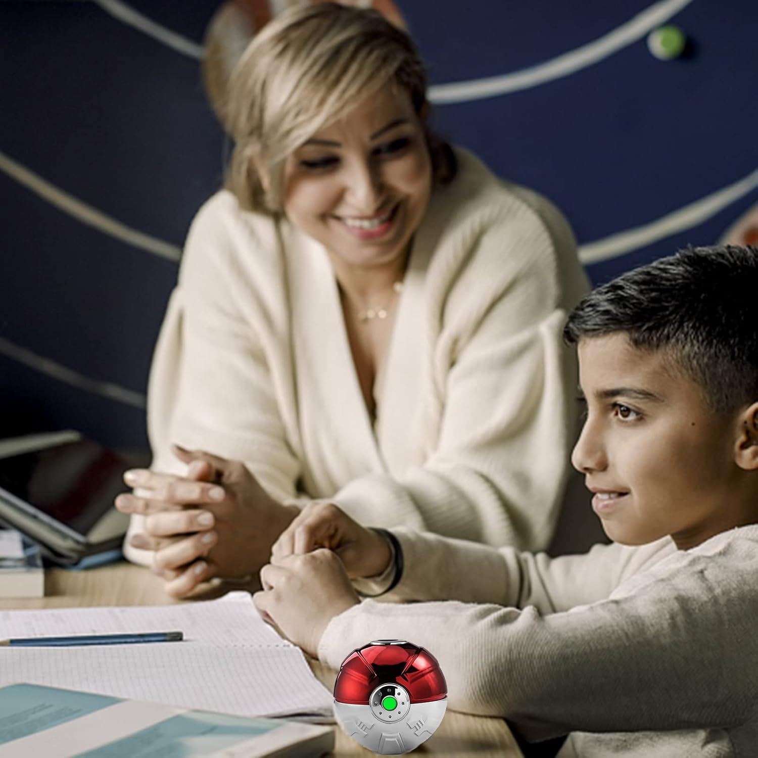 Cool Shpere Fidget Spinners for Kids Adults, Magic Orb Hand Finger Spinner Glow in The Dark, Metal Handheld Gadget Desk Toy Luminous Fingertip Gyro Goody Bag Fillers Idea Gift Prize Collection