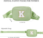 YOOLIFE Graduation Gifts for Girls Teen Girls - Initial Crossbody Bag for Girls Teens Belt Bag Fanny Pack, Personalized Preppy Stuff Dance Gifts for Teen Girls Kids, Birthday Gifts for Girls