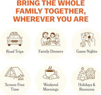 TALES 150 Conversation Cards, Family Edition, Perfect for Family Games for Adults, Teens, and Kids, Family Dinners, Game Nights, Gifts, Holidays, and Gatherings, Prompts for Meaningful Connections