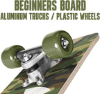 24 inch Rude Boyz Mini Cruiser Skateboard - Aluminium Trucks - Kids Skateboard Ages 5-8 Beginner - Skateboards for Kids