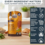 Li’l Hala Chicken Pad Thai Baby Food Pouches – Free-Range Chicken & Organic Veggies – Toddler Meals with Meat – Protein & Healthy Fats Puree – No Hormones – 6+ Months – 3.5 oz (12 Pack)