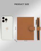 RFID Passport Holder Travel Wallet Compact for Women, Leather Passport Wallet with Card Holders,Zippered Coins Pocket and Cash Compartment, Brown