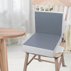 Kalawen Booster Seat for Kitchen Chair, Upgraded 2Pcs PU Washable Straps Safety Buckle Kids Toddler Booster Seat for Table