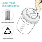 COMI Wide Neck Glass Breastmilk Collection n Storage Bottle, 8oz with Screw Ring Sealing Disk; Re-markable Sealing Disc. BPA Free, Fits Breast Pumps & Nipples (4 Gray Lids)