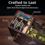 Book Nook DIY Kit - Dreamy - Miniature House Dollhouse Kit for Adult and Teens, Desgined in USA, Booknook Bookshelf Decor Alley Model Build with LED Light, Gifts for Family and Friends