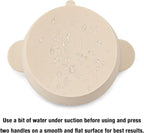 PandaEar 3 Pack Baby Bowls with Suction| Leak-Proof Stay Put Silicone Food Bowl with Lids for Babies Kids Toddlers Infants| Food Grade Soft Safe BPA-Free Silicone (Linen Brown Tan)