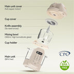 IAGREEA 9 IN 1 Baby Food Maker, 10oz Baby Food Puree Maker, Steamer Puree Blender with 3 Age Groups, Auto Cooking & Grinding, 24-Hour Appointment/450W Heating/Touch Control, Manual Mode, BPA-Free