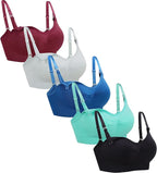 Suekaphin 5PACK Nursing Bra Wireless Bra Women's Sleeping Maternity Bra Breastfeeding Bra