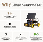 Robotics Kit for Kids Ages 8–12,ACEBOTT STEM Robot Car with Solar Powered,Compatible with Arduino & Scratch,STEM Toys for Boys Ages 8–12,App & Remote Control,Programmable ESP32,Gift for Boys and Girls