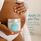 Yummy Tum Tum Stretch Mark Belly Butter for Pregnancy - 4fl Oz, Soft Lavender Scent - Pregnancy Stretch Mark Prevention - Pharmacist Formulated.