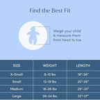 SleepingBaby Zipadee-Zip Transition Swaddle - Cozy Baby Swaddle Blanket with Zipper Convenience - Roomy Wearable Blanket for Easy Diaper Changes - Lavender Check, Medium (6-12 Month)