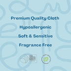 Hello Bello Extra Gentle Unscented Baby Wipes, Plant Based, Made with 99% Water and Aloe for Babies and Kids, 720 Count