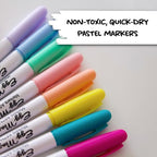 The Eggmazing Egg Decorator Easter Egg Decorator Kit - Arts and Crafts Set - Includes Egg Decorating Spinner and 8 Colorful Quick Drying Non Toxic Markers (Blue) - Packaging May Vary