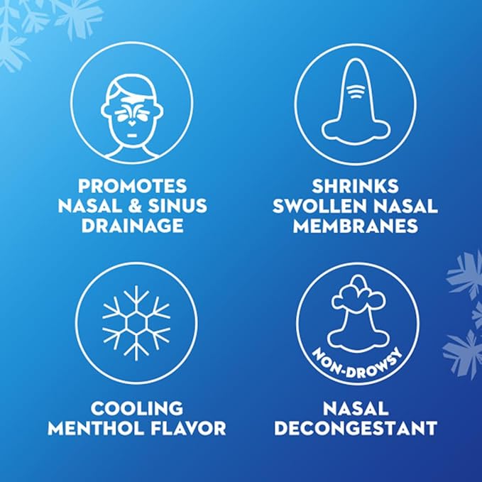 Mucinex Nasal Decongestant Spray, Sinus-Max Severe Nasal Congestion Relief Clear & Cool Nasal Spray, Lasts 12 Hours, Fast Acting, Cooling Menthol Flavor, Packaging May Vary, 0.75 Fl Oz (Pack of 6