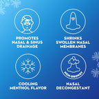 Mucinex Nasal Decongestant Spray, Sinus-Max Severe Nasal Congestion Relief Clear & Cool Nasal Spray, Lasts 12 Hours, Fast Acting, Cooling Menthol Flavor, Packaging May Vary, 0.75 Fl Oz (Pack of 6