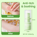 RUNBEN 2Pcs Mosquito Bite Itch Relief Stick, Anti Itch Cream Stick from Bug Bite, Itch Relief for Baby Kids, Summer Camping Essentials, Plant-Based, Travel-Pocket Size