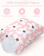 ALVABABY 3 Cloth Diaper Wet Dry Bags Waterproof Reusable with Two Zippered Pockets Travel Beach Pool Daycare Soiled Baby Items Yoga Gym Bag for Swimsuits or Wet Clothes Small Medium Large 3L-ZM26