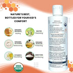 La Petite Creme French Premium Liniment Wiping Lotion for Kids (8 oz) - Potty Training Solution - Skin Cleanser & Moisturizer - Girls and Boys - USDA Certified Organic and EWG Verified