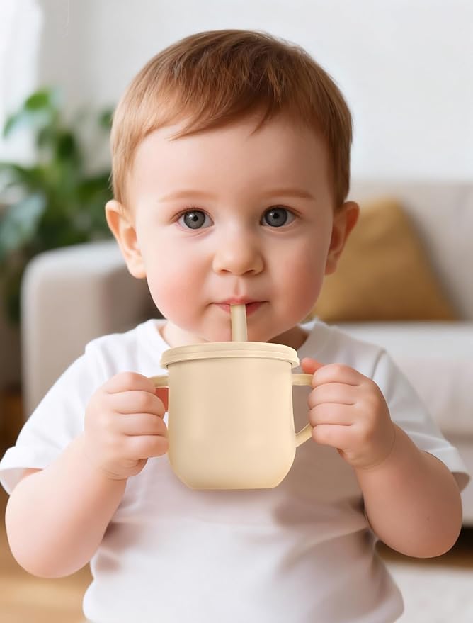 Silicone Baby Feeding Set, 18PCS Baby Led Weaning Supplies, Eating Essentials Utensils with Suction Plate and Bowl, Adjustable Silicone Bib, for 6+ Months (Pink+Green)