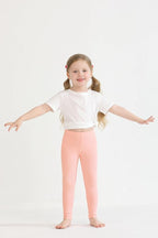 Resinta 4 Packs Toddler and Baby Girls Cotton Leggings Full Length Pants Stretchy Soft Tights Pants for Kids