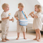 Drum Set for Boys - Toys for 2 3 Year Old Boy Birthday Gifts - Wooden Montessori Musical Instruments for Toddlers 2-4, Preschool Musical Toys with Snare Drum for Kids Age 3-5