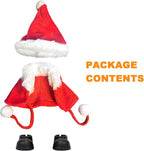 Christmas 17cm Doll Clothing Set Includes Hat + Top + Shoes Cute and Fashionable Doll Outfit Suitable for 17cm Dolls (Doll Not Included)