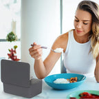 NOVWANG Wipes Dispenser, Baby Wipe Holder, Keeps Wipes Fresh, Refillable Wipe Container Baby Wipes Case for Bathroom Wipes Pouch Case (Deep Grey)