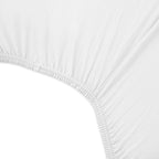 HonestBaby unisex-baby Fitted Crib Sheets Set Standard Mattress, 100% Organic Cotton Baby Boys, Girls, Neutral, 1 Pack - Love Dot, One Size