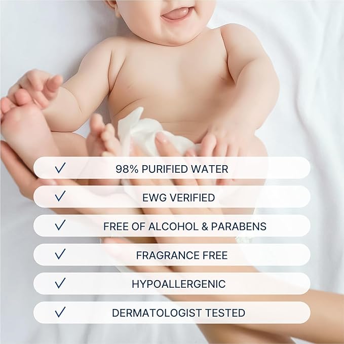 BEBESUP- Korea’s #1 Signature Eco Baby Wipes- 100% Plant-Based 99% Drinkable Water-Based Unscented Ultra-Thick Organic baby wipes Hypoallergenic for sensitive skin Flip-Top (1 Pack)