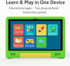 10.1 Inch Kids Tablet with Shockproof Case | Android 14, 64GB+8GB RAM, 12H Battery | Parental Control, Google Kids Space & Preloaded Educational Apps | WiFi 6, HD Display, Ages 3-12