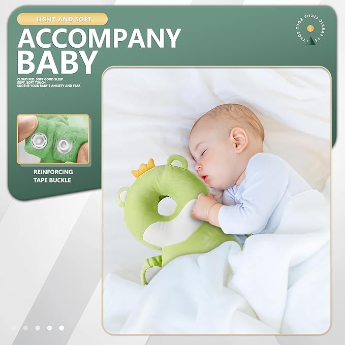 Baby Walker Head Protector Backpack Wear,Toddler Adjustable Baby Head Protection Backpack for Safety Baby Learning Walking Crawling (Dinosaurs)