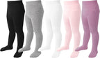 Mini angel Baby Tights Toddler Girl Tights Seamless Cable Knit Leggings Soft Cotton Stockings Pantyhose 3/4/5 Pack