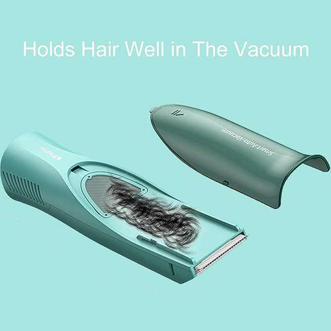 Baby Hair Clippers, Low Noise Electric Vacuum Baby Hair Clippers for Kids, Waterproof, Rechargeable Hair Cutting Kit, Cordless Hair Trimmer for Toddlers & Children