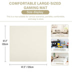 Baby Play Mat 48"x48" – Thick, Non-Slip Foam Mat for Babies and Toddlers. Foldable, Scrubbable, Odorless, and Soft, Ideal for Playpens, Crawling, and Indoor Playtime-Beige