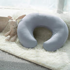 Nursing Pillow with 2 Covers, Feeding Pillows for Breastfeeding, Baby Nursing Pillow, Machine Washable